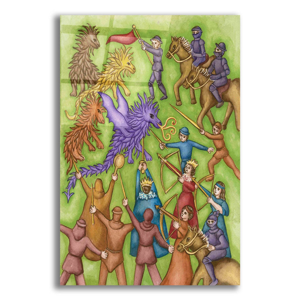 Attack by Andrea Strongwater acrylic glass wall art