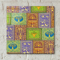 Hanukah Menorah Wrap Asym by Andrea Strongwater - 12x12 acrylic wall art in a room