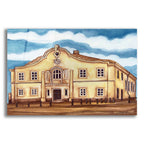 Synagogue Telz Exterior by Andrea Strongwater acrylic glass wall art