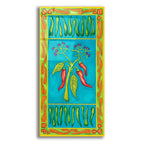 Pepper With Pepper Boarder by Andrea Strongwater acrylic glass wall art