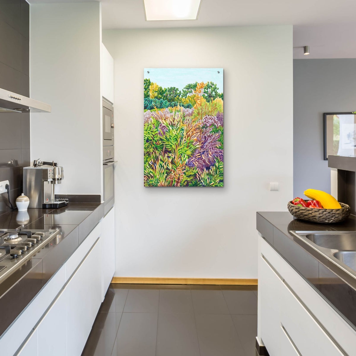 Ny Littletree Goldenrod by Andrea Strongwater - 24x36 acrylic wall art in a room