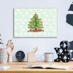 Christmas Tree Spode by Andrea Strongwater - 16x12 acrylic wall art in a room