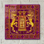 Jewish Year Torah by Andrea Strongwater - 12x12 acrylic wall art in a room