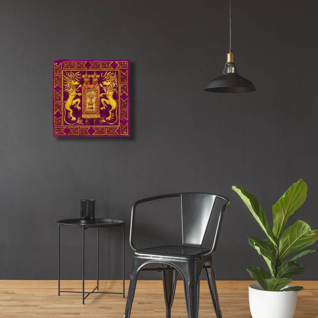 Jewish Year Torah by Andrea Strongwater - 24x24 acrylic wall art in a room