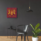 Jewish Year Torah by Andrea Strongwater - 24x24 acrylic wall art in a room