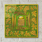 Jewish Year Succoth by Andrea Strongwater - 12x12 acrylic wall art in a room