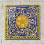 Jewish Year Passover by Andrea Strongwater - 12x12 acrylic wall art in a room