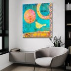 Be Brave Be Bold by Andrea Haase - 36x36 acrylic wall art in a room