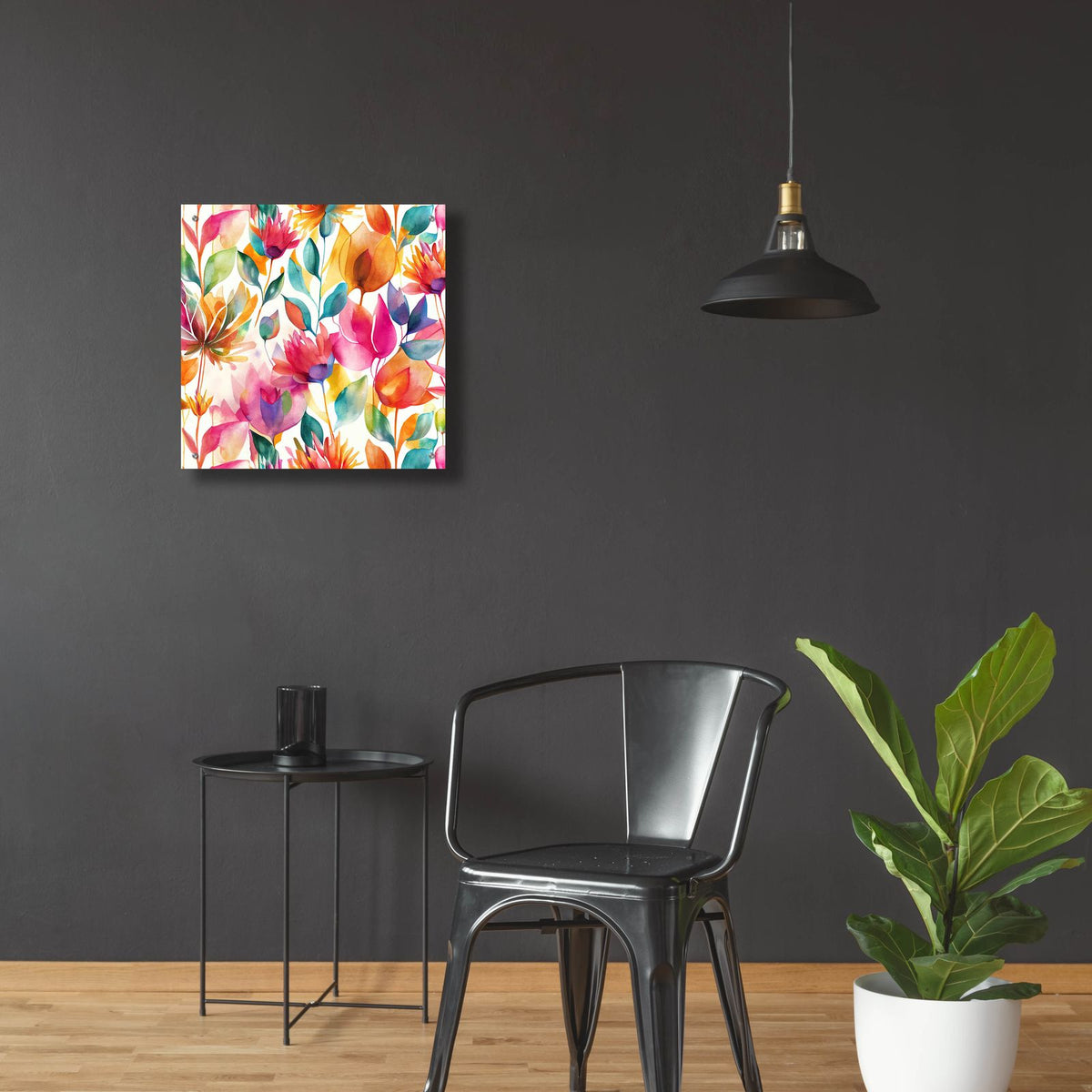 Floral Passion by Andrea Haase - 24x24 acrylic wall art in a room