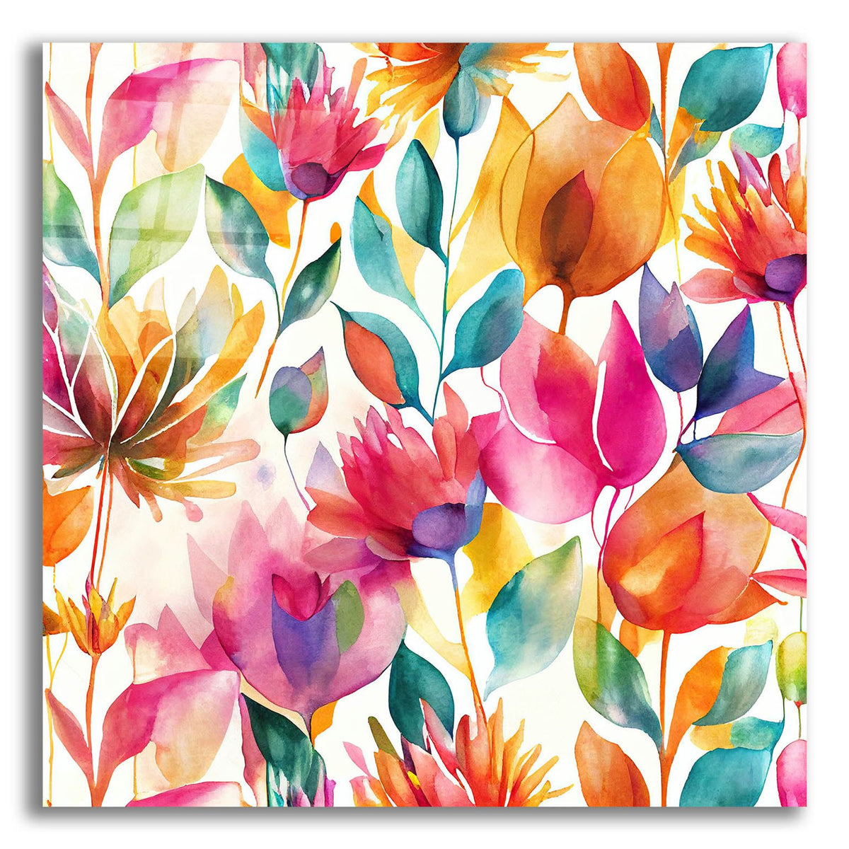 Floral Passion by Andrea Haase acrylic glass wall art