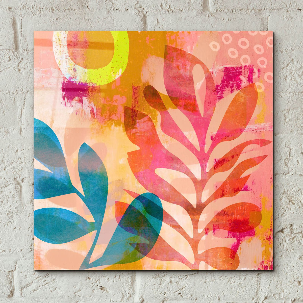 Mid Century Summer Fun 2 by Andrea Haase - 12x12 acrylic wall art in a room