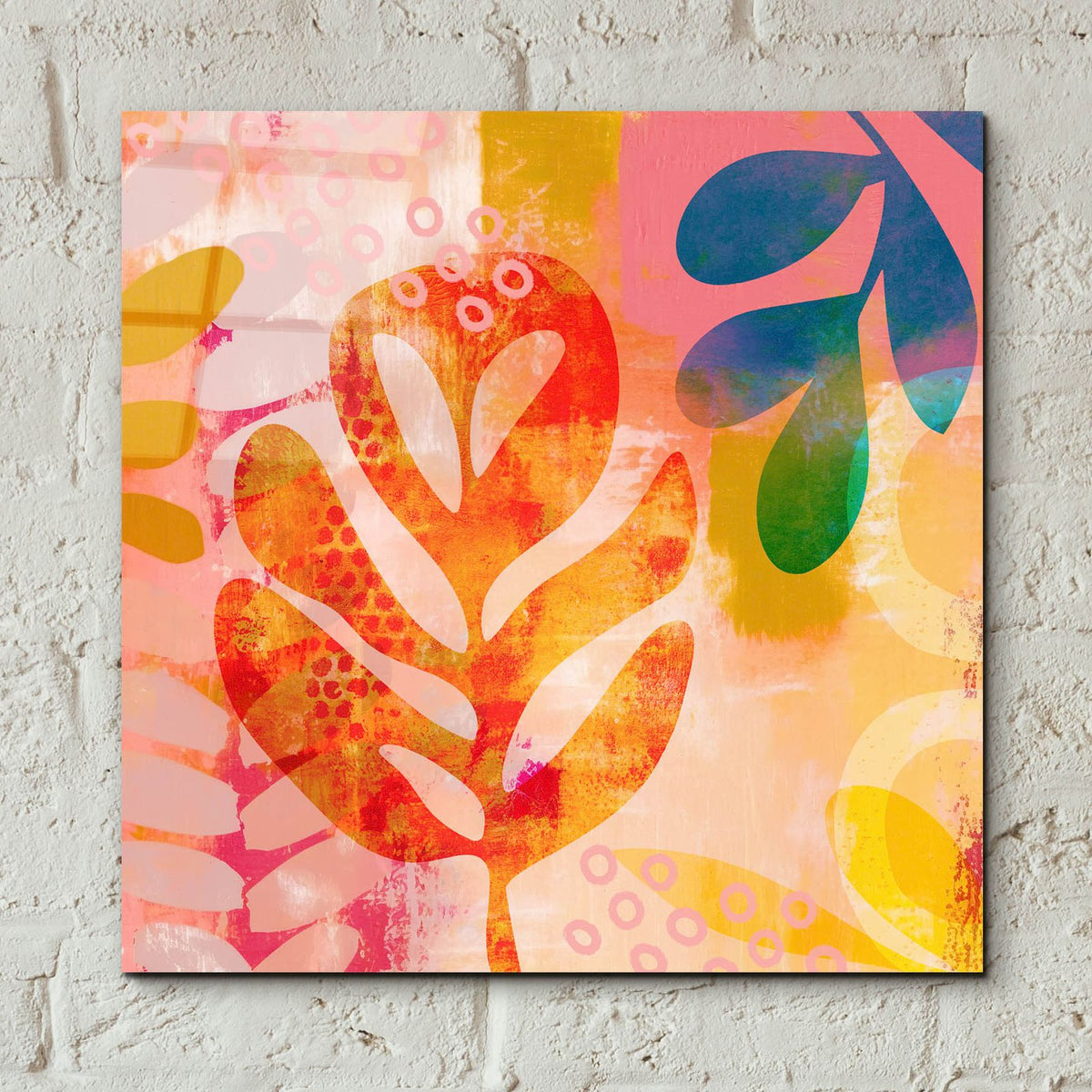 Mid Century Summer Fun 3 by Andrea Haase - 12x12 acrylic wall art in a room