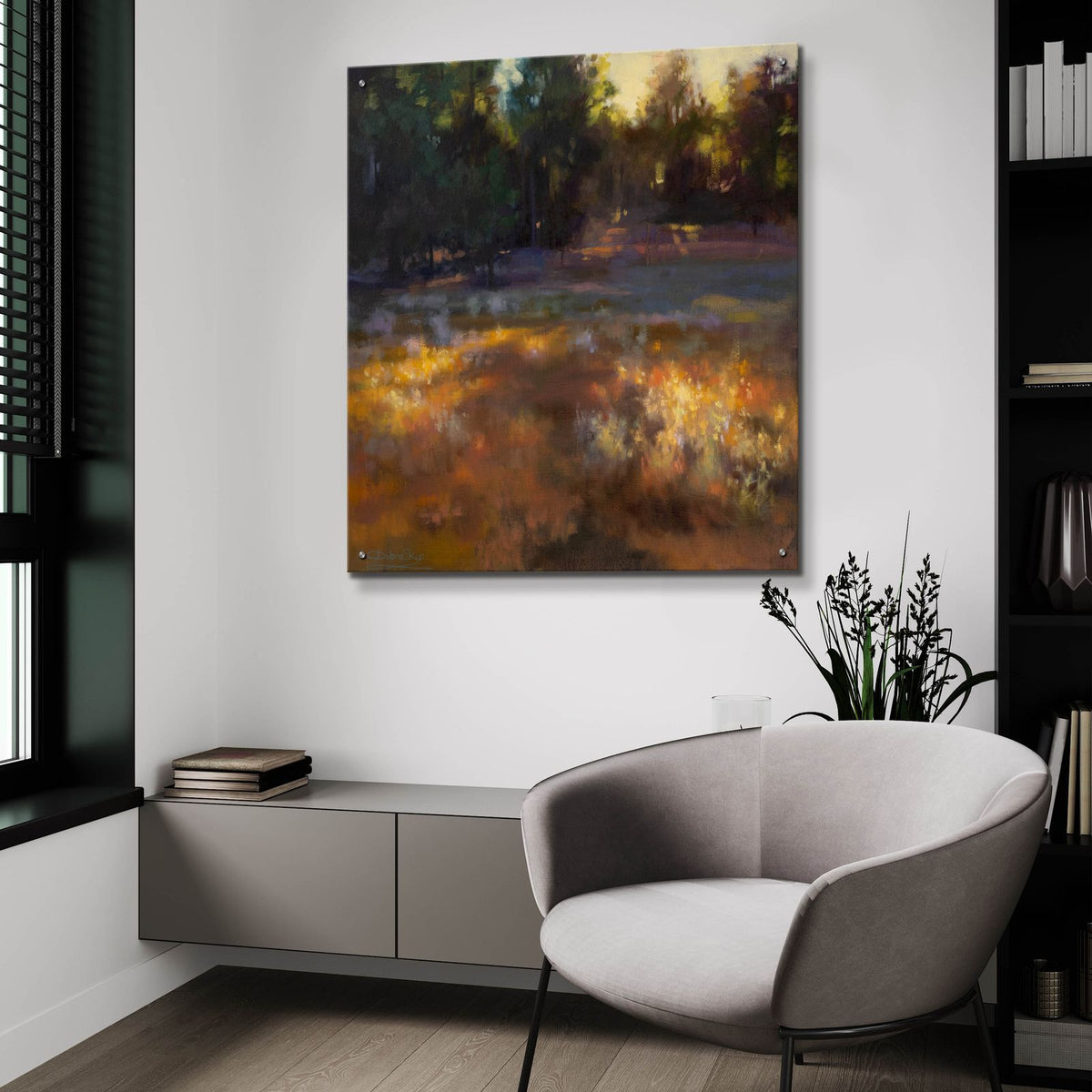 Afternoon Stars by Christine Debrosky - 36x36 acrylic wall art in a room