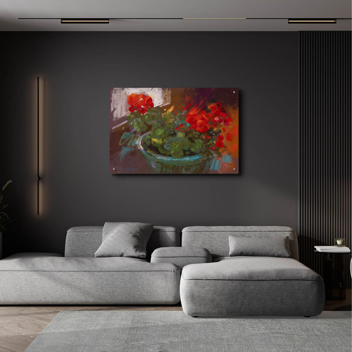Epic Art 'Studio Scarlet' by Christine Debrosky Acrylic Glass Wall Art,36x24