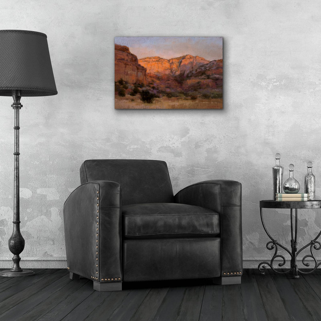 When The Day Softly Slips by Christine Debrosky - 24x16 acrylic wall art in a room