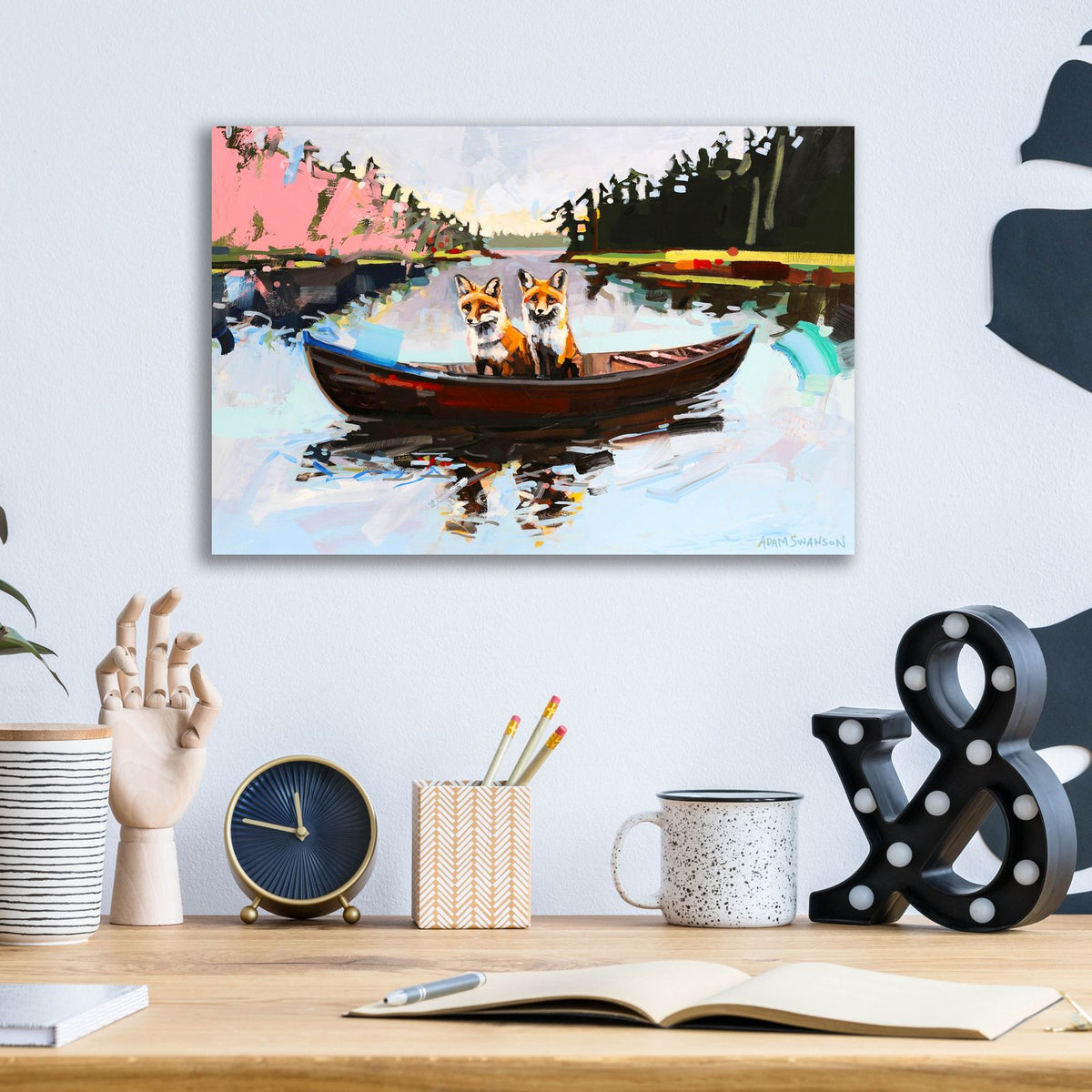 Flights Of Fancy by Adam Swanson - 16x12 acrylic wall art in a room
