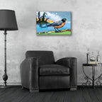 Listening by Adam Swanson - 24x16 acrylic wall art in a room