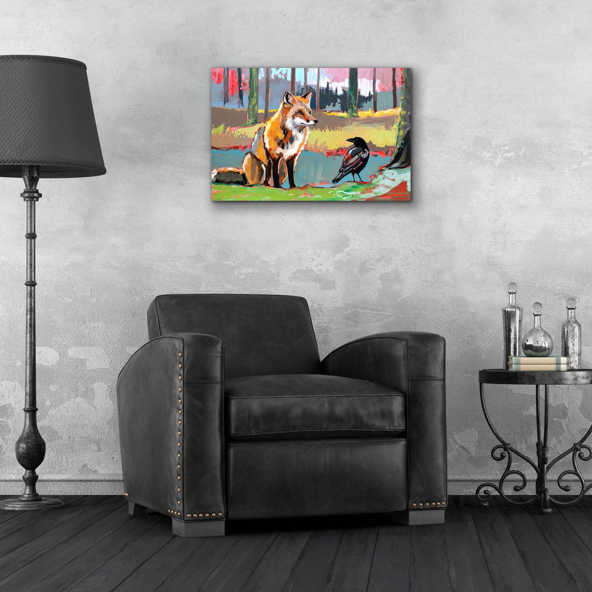 Meet Us Right Here by Adam Swanson - 24x16 acrylic wall art in a room