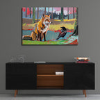 Meet Us Right Here by Adam Swanson - 36x24 acrylic wall art in a room