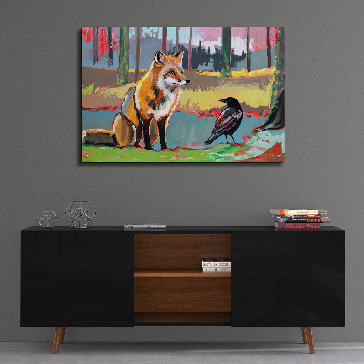 Meet Us Right Here by Adam Swanson - 36x24 acrylic wall art in a room