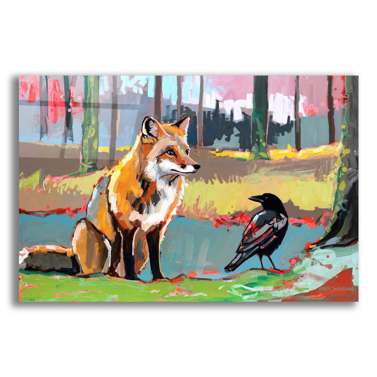 Meet Us Right Here by Adam Swanson acrylic glass wall art