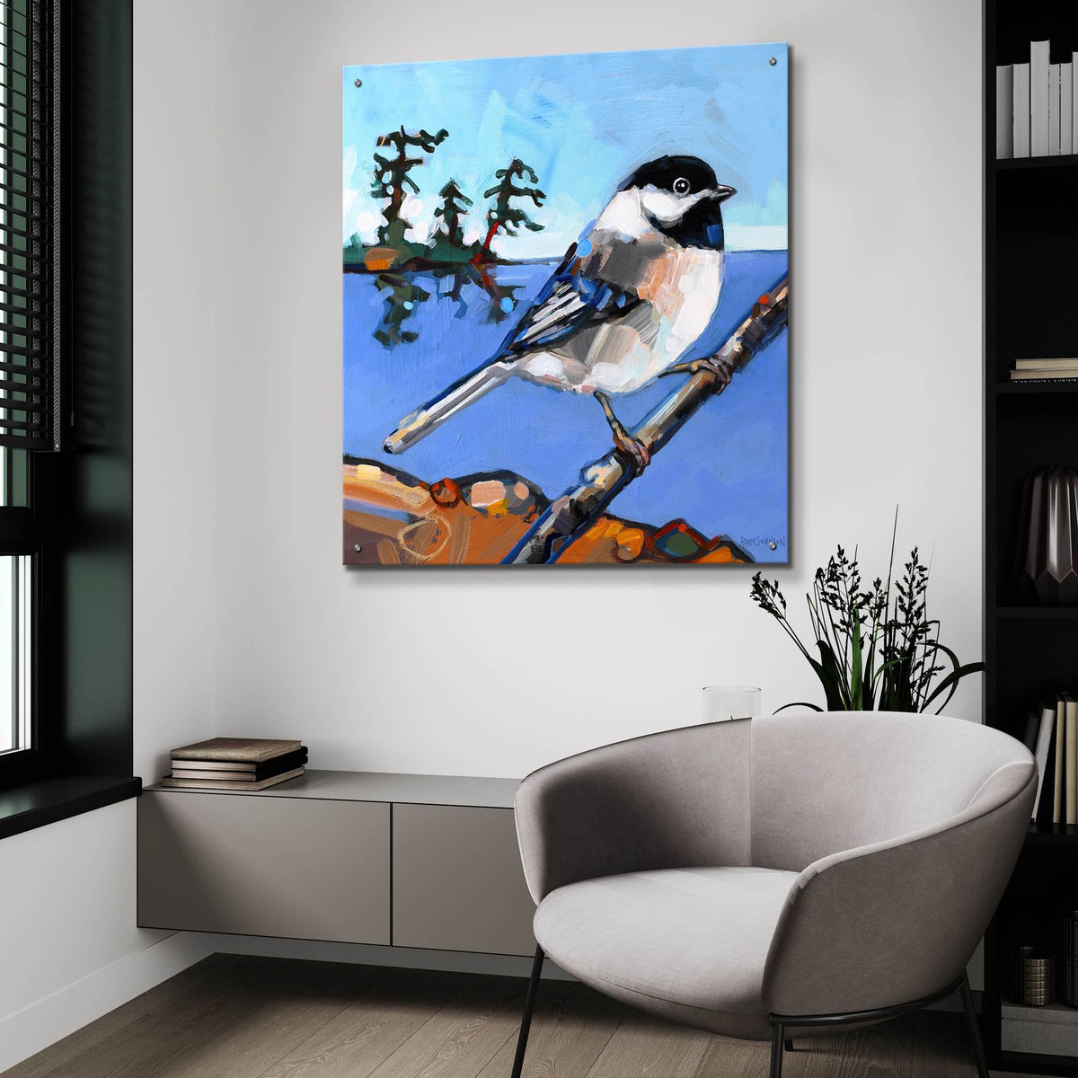 Storm by Adam Swanson - 36x36 acrylic wall art in a room