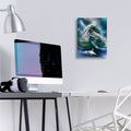 Dance Of The Dolphins by Carol Cavalaris - 12x16 acrylic wall art in a room