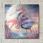 Spirit Of Heron by Carol Cavalaris - 12x12 acrylic wall art in a room