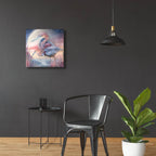 Spirit Of Heron by Carol Cavalaris - 24x24 acrylic wall art in a room