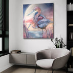 Spirit Of Heron by Carol Cavalaris - 36x36 acrylic wall art in a room