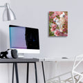Tropic Spirits - Cockatoo by Carol Cavalaris - 12x16 acrylic wall art in a room