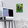 Tropic Spirits - Toucans by Carol Cavalaris - 12x16 acrylic wall art in a room
