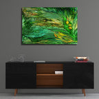 Wild Seeds Spring by Carol Cavalaris - 36x24 acrylic wall art in a room