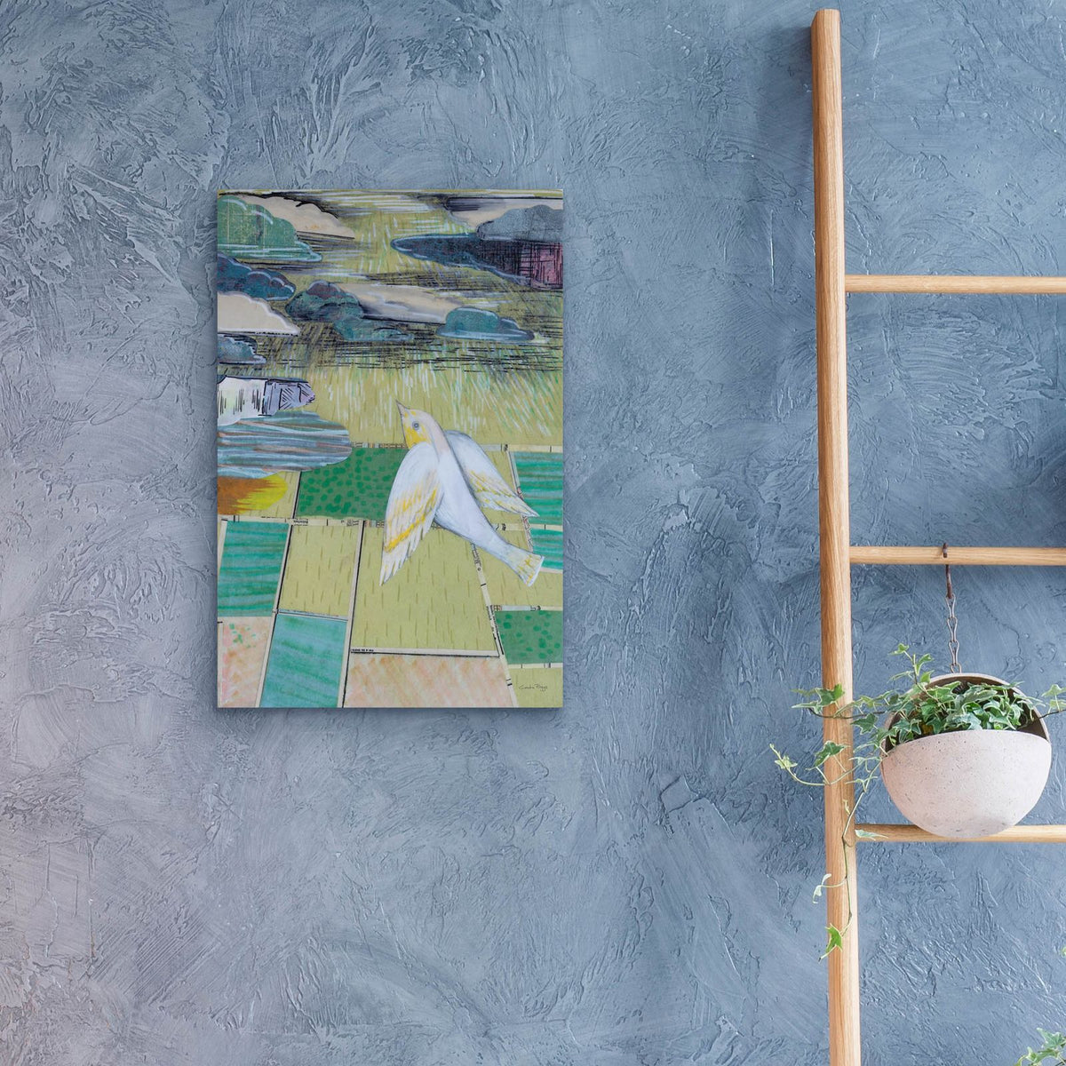 Country Flight by Candra Boggs - 16x24 acrylic wall art in a room