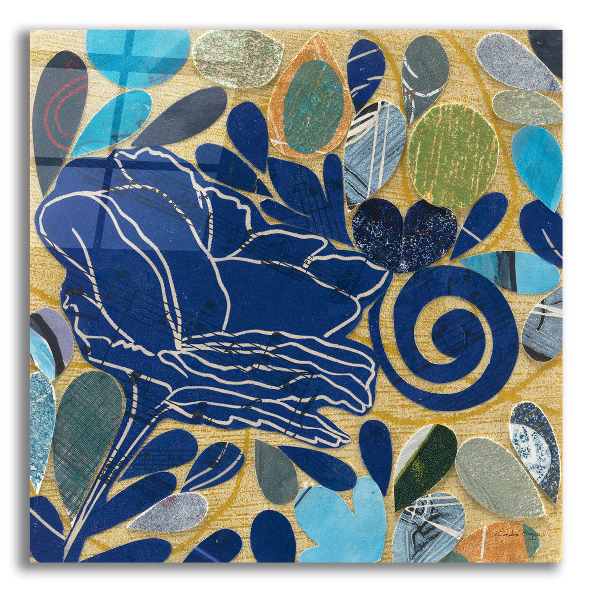Rose 1 by Candra Boggs acrylic glass wall art