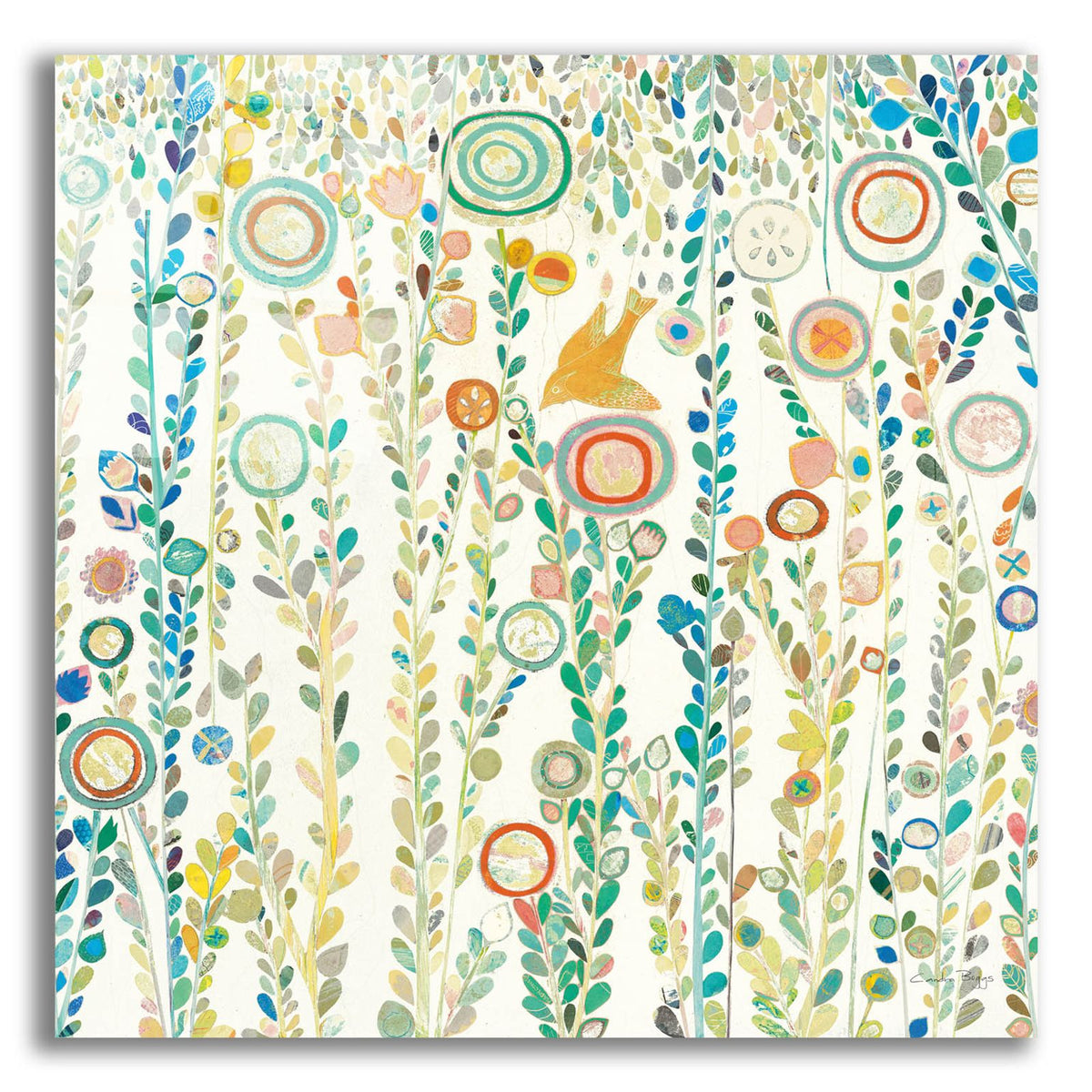Under The Rain White by Candra Boggs acrylic glass wall art