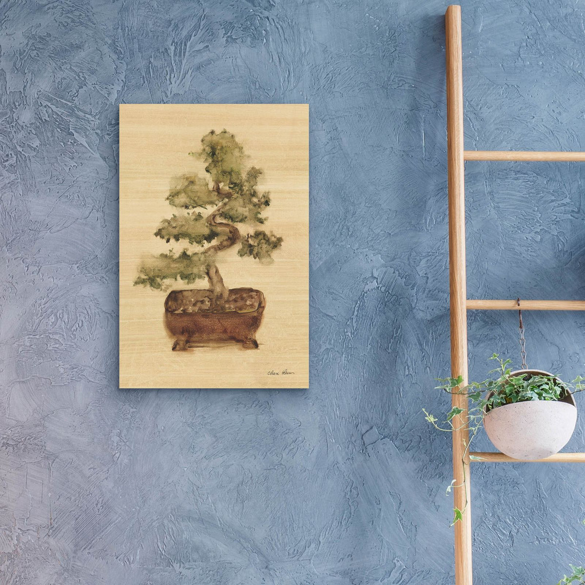 Bonsai 1 by Cheri Blum - 16x24 acrylic wall art in a room