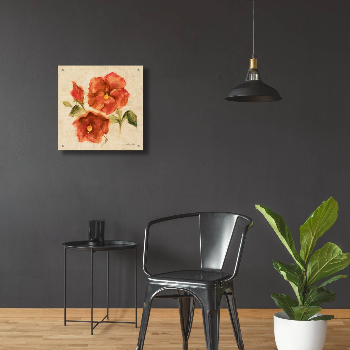 Bright Tropics 3 by Cheri Blum - 24x24 acrylic wall art in a room