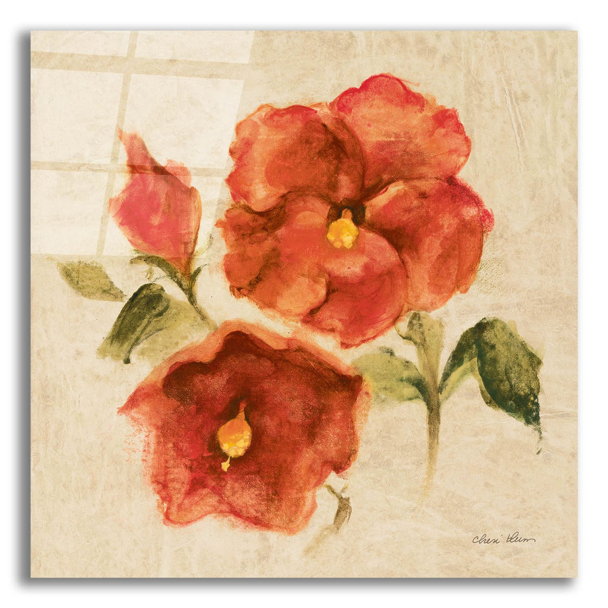 Bright Tropics 3 by Cheri Blum acrylic glass wall art