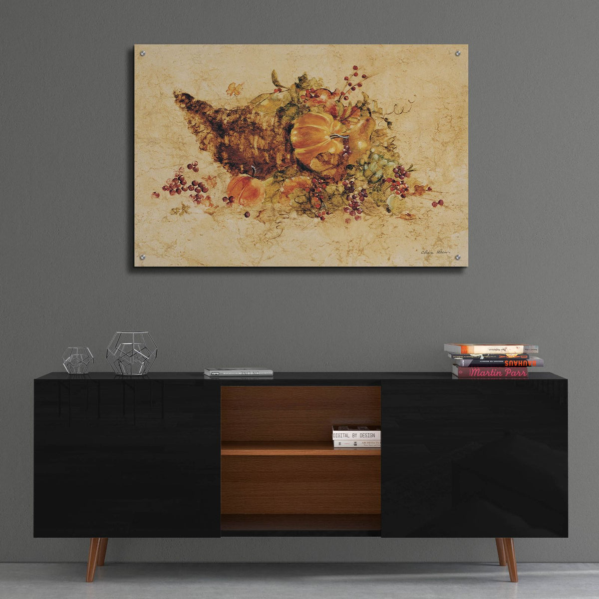 Cornucopia by Cheri Blum - 36x24 acrylic wall art in a room
