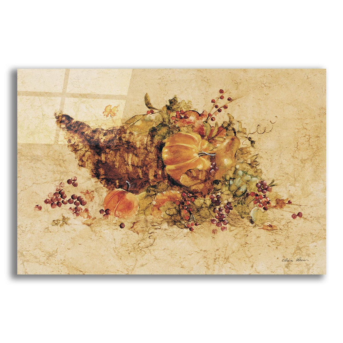 Cornucopia by Cheri Blum acrylic glass wall art