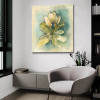 French Magnolia by Cheri Blum - 36x36 acrylic wall art in a room