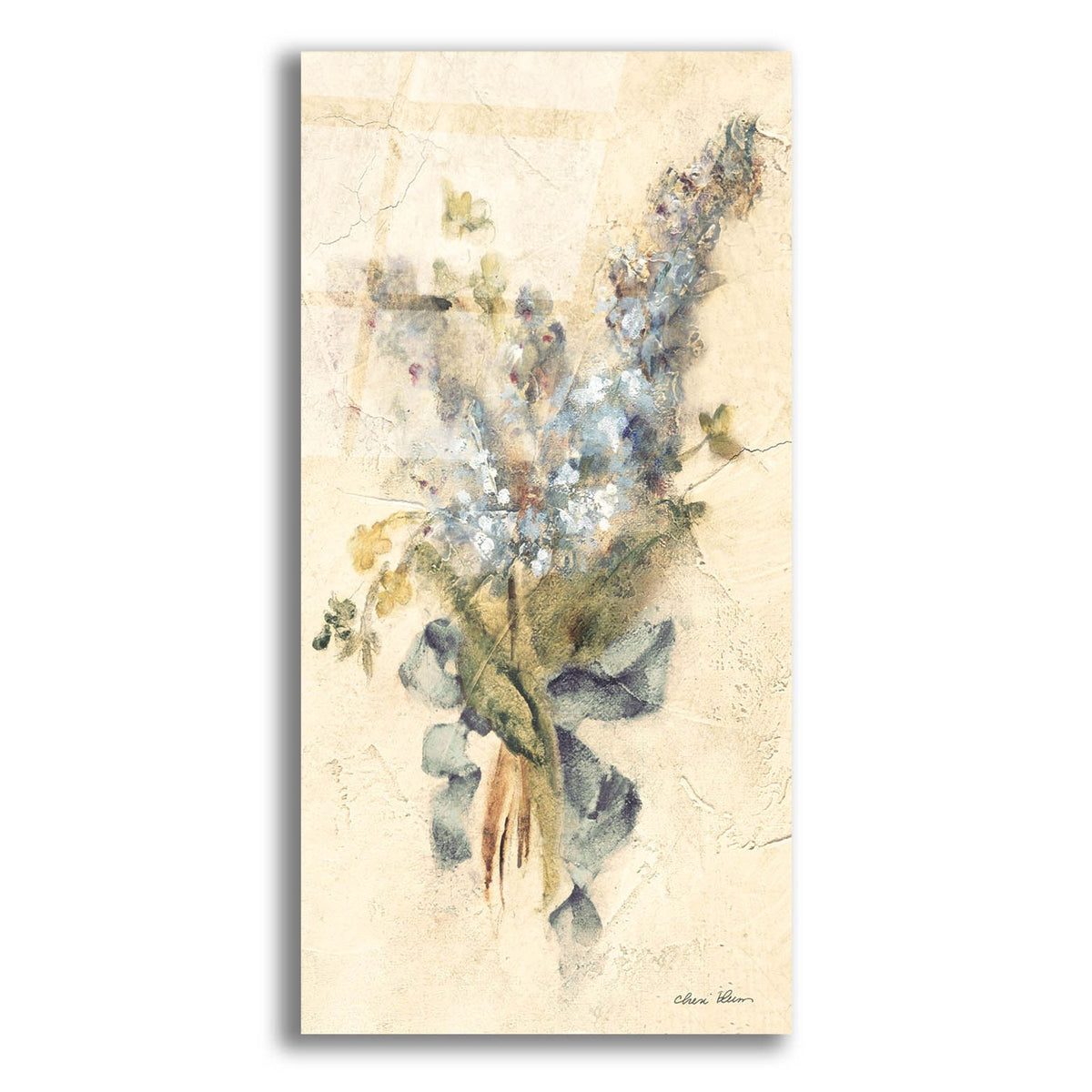 Lilac With Ribbon Bright Crop by Cheri Blum acrylic glass wall art