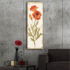 Poppy Panel Light by Cheri Blum - 16x48 acrylic wall art in a room