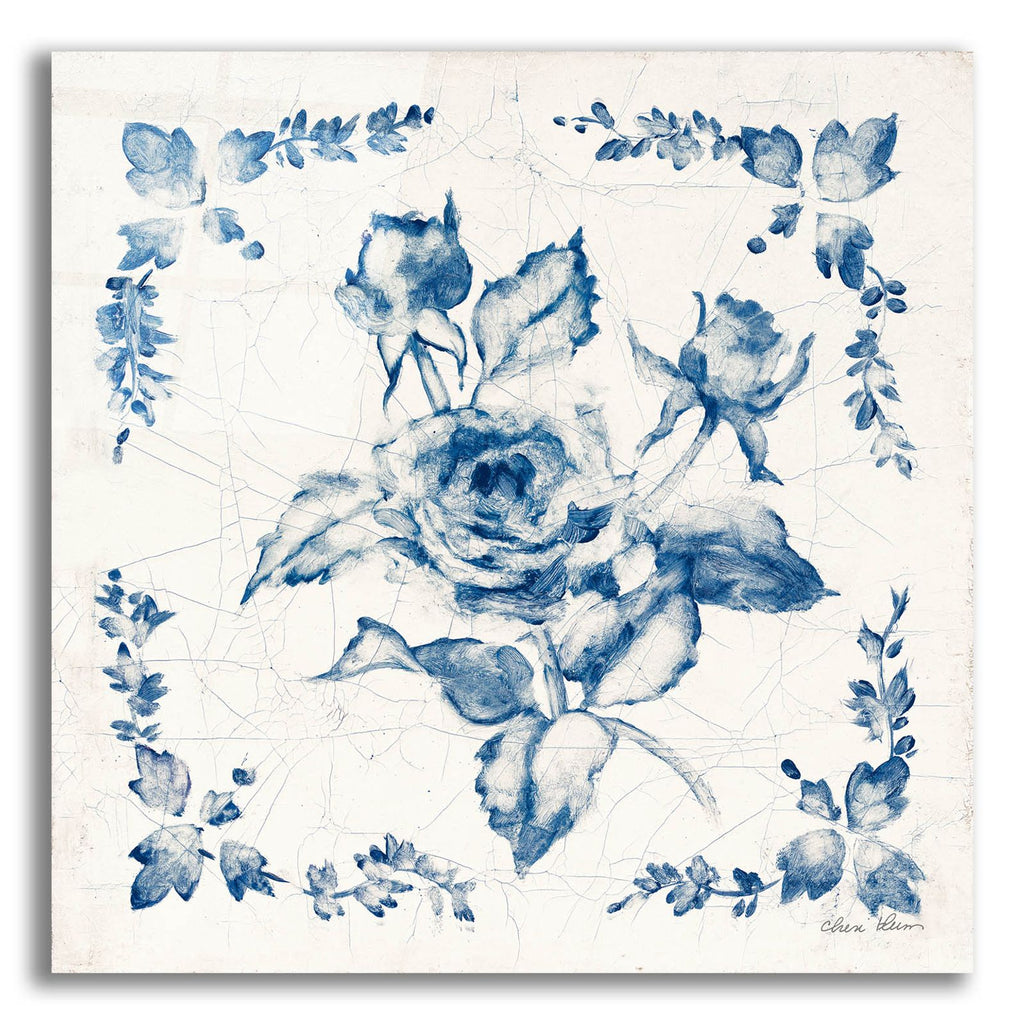 Swedish Tile 2 Blue by Cheri Blum acrylic glass wall art