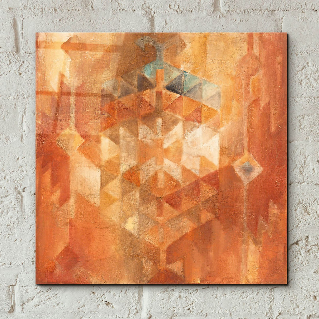 Desert Sunset 1 by Albena Hristova - 12x12 acrylic wall art in a room