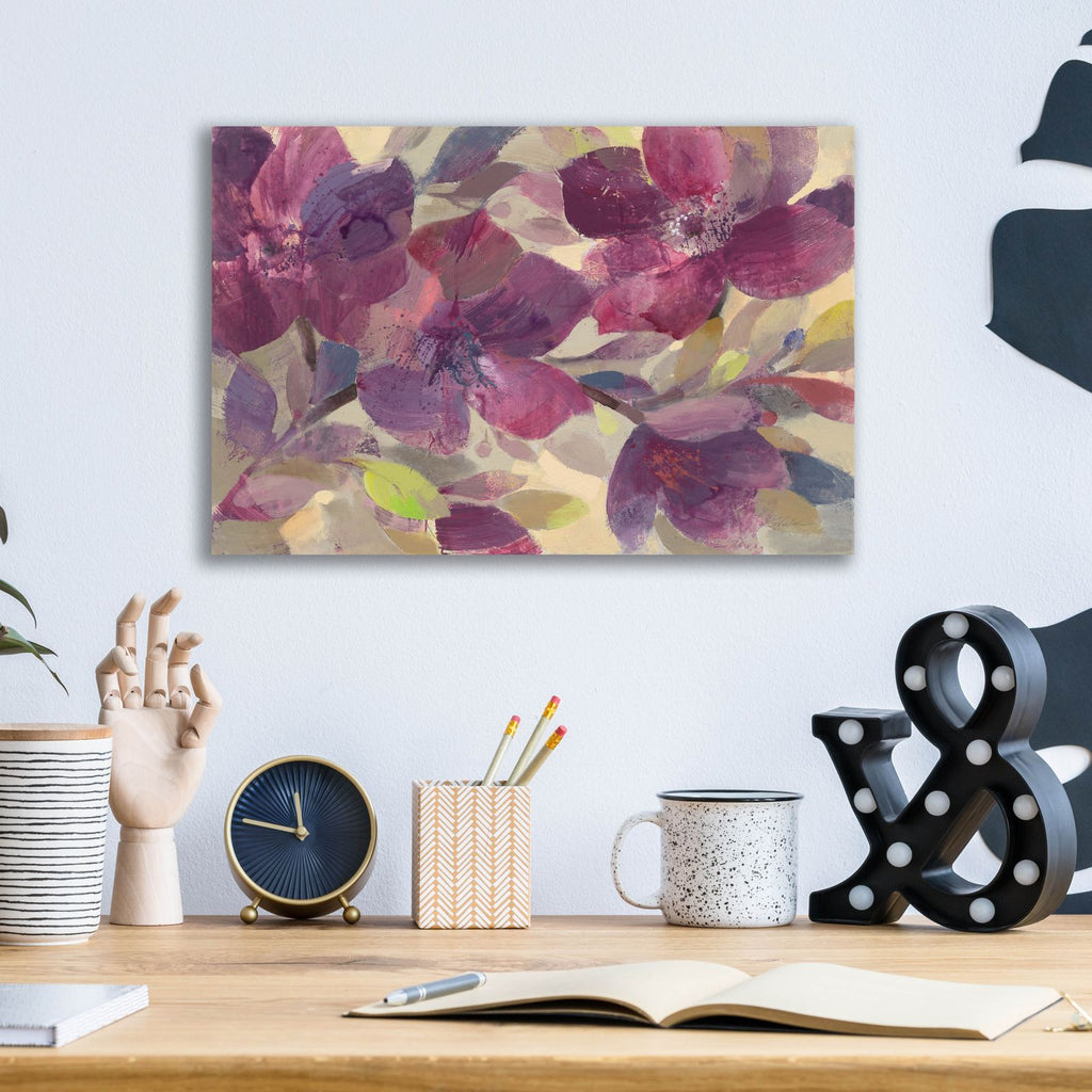 Epic Art 'Autumn Blooms'  by Albena Hristova Acrylic Glass Wall Art,16x12