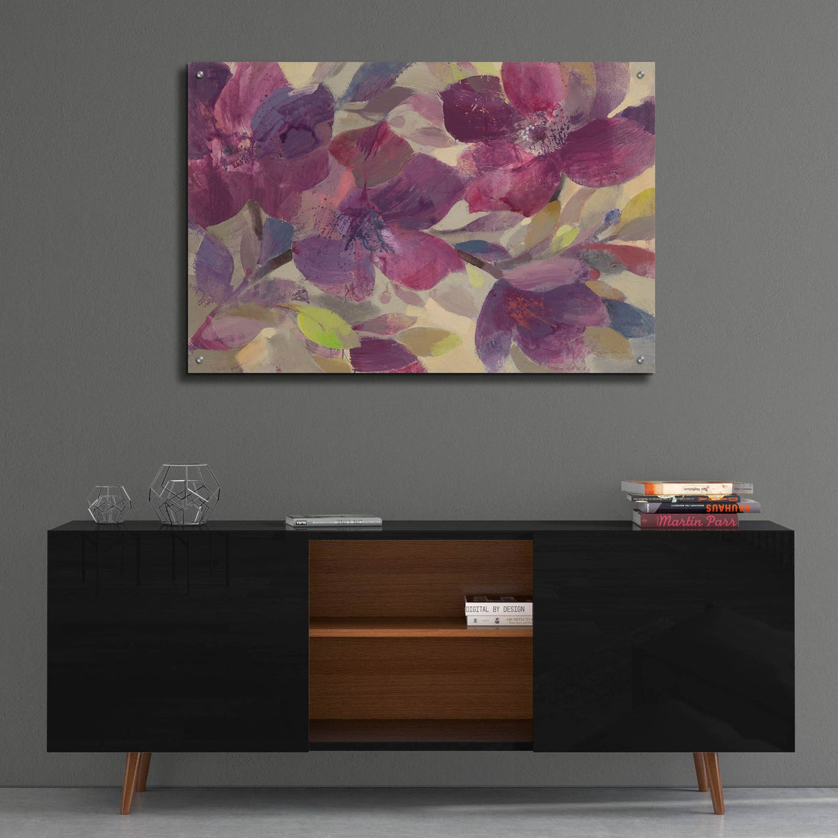 Epic Art 'Autumn Blooms'  by Albena Hristova Acrylic Glass Wall Art,36x24