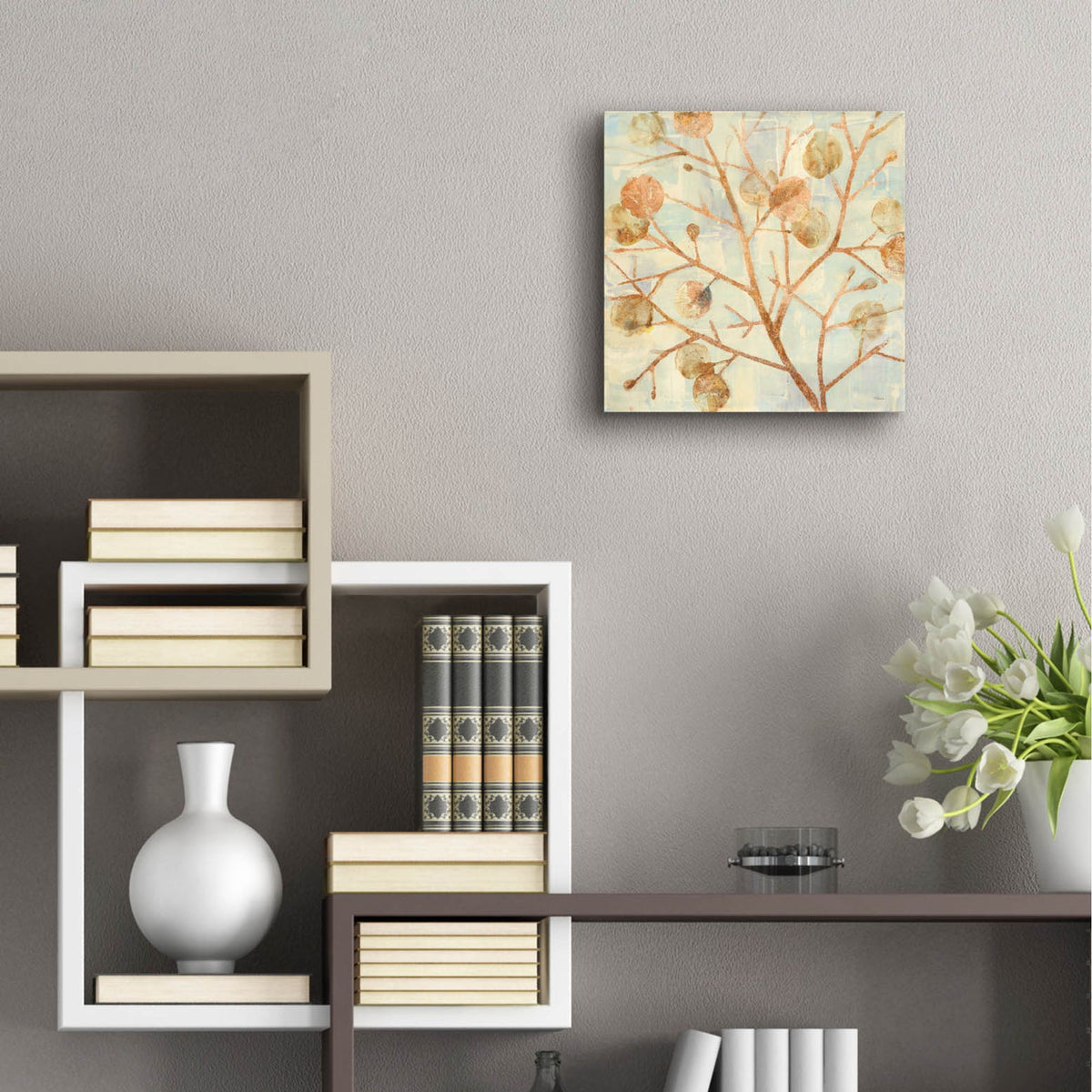 Epic Art 'Shimmering 2'  by Albena Hristova Acrylic Glass Wall Art,12x12