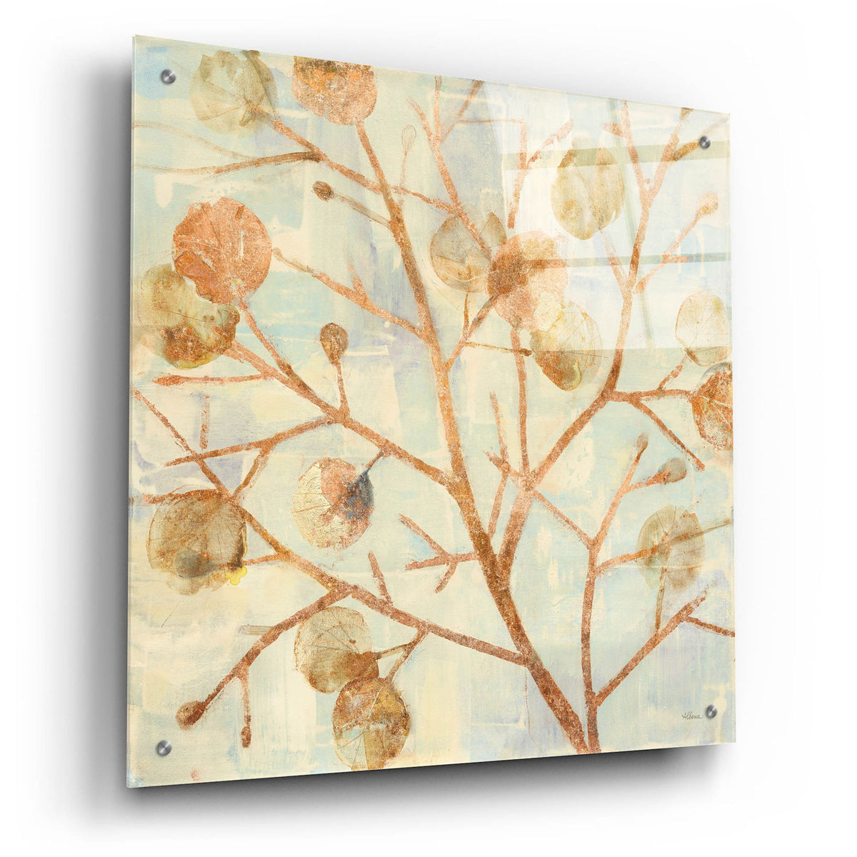 Epic Art 'Shimmering 2'  by Albena Hristova Acrylic Glass Wall Art,24x24
